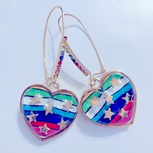 Stars of hearts earrings